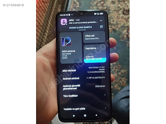İkinci El ve Sıfır Alışveriş / Cep Telefonu & Aksesuar / Cep Telefonu / Xiaomi / Redmi Note 8 Pro