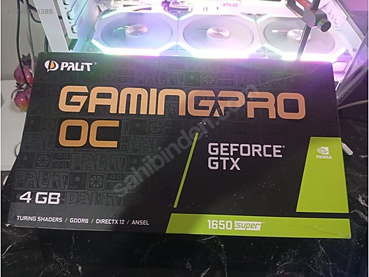 Palit GamingPro OC GTX 1650 Super sahibinden.comda - 1299096388