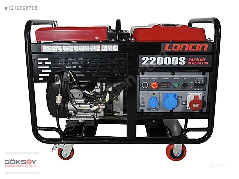 LONCİN LC22000S 22 KVA BENZİNLİ MARŞLI TRİFAZE JENERATÖR 380V