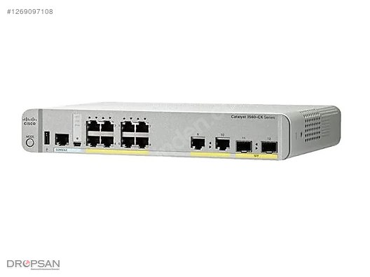 Cisco Catalyst 3560-CX 8 - port compact Switch Layer 3, POE