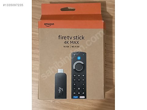 Amazon Fire TV / Fire TV Stick 4K Max 16GB Wi-Fi 6E Sıfır Ürün