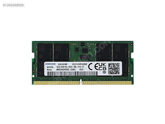 SAMSUNG PC5-4800 32GB×2 64GB İSTANBUL ELDEN TESLİM - SAMSUNG 32 GB DDR5 4800 MHz RAM Notebook