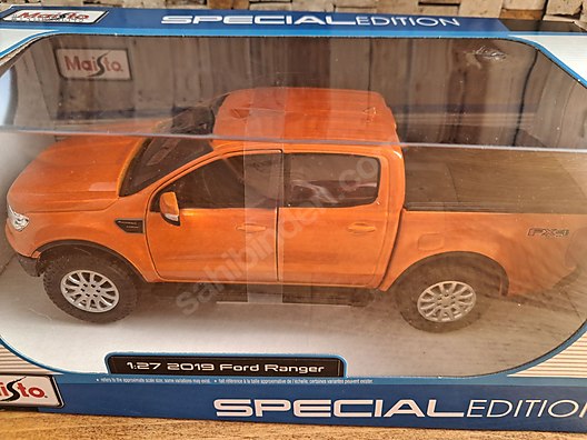 Maisto Ford Ranger ’19 Modellauto 1:27, Orange – Detailgetreu Mit öffnbaren Türen, Ca. 20 Cm, Sammleredition Aus Metall