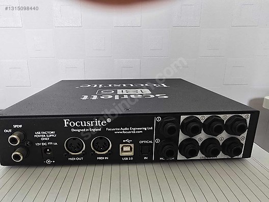 Focusrite Scarlett 18i6 Ses Kartı sahibinden.comda - 1315098440