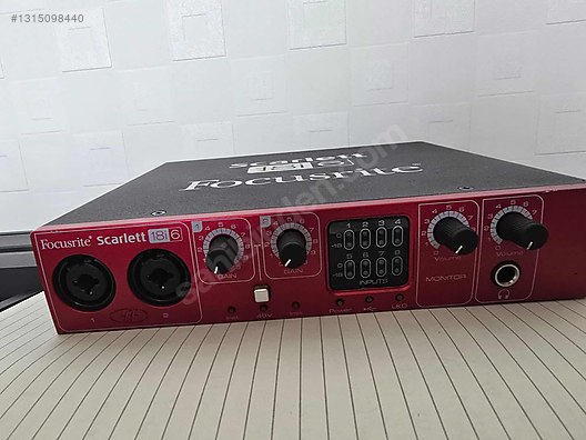 【ジャンク】Focusrite Scarlett 18i6 Focusrite Scarlett 18i6 Ses Kartı sahibinden.comda - 1315098440