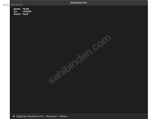 İkinci El ve Sıfır Alışveriş / Bilgisayar / Dizüstü (Notebook) / Laptop / Apple Macbook