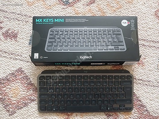 Logitech MX Keys Mini Kablosuz Klavye (Türkçe Q, Graphite