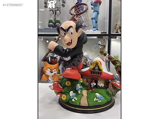 Cartoon Kingdom Gargamel Smurfs ( Şirinler ) Figur Diorama on