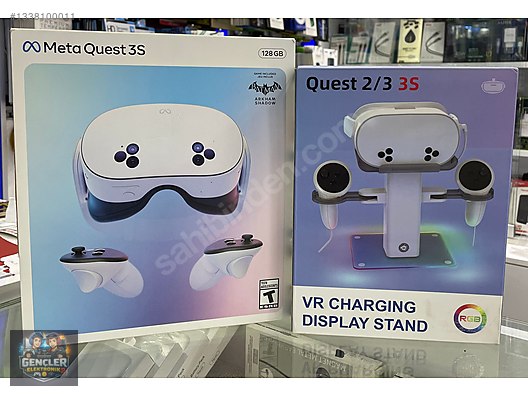 Meta Quest 3S 128 GB - Şarj Standı - Takas - ÜCRETSİZ KURYE