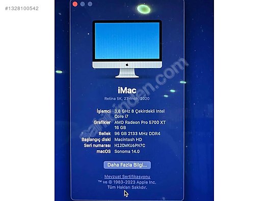Apple / Çiziksiz iMac 27