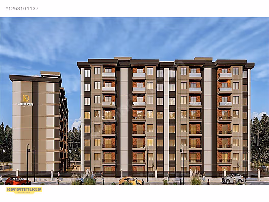 KEREM NÜKTE'DEN DEKOR ROYAL KONUTLARI'NDA 2+1 SATILIK DAİRE #1263101137