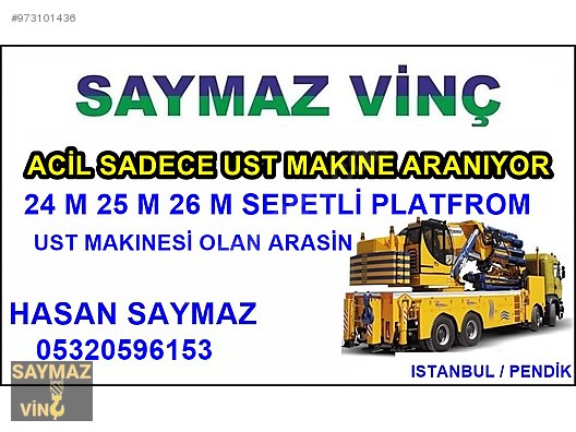 saymaz vinc den is makinlelerinizi nakit paraya cevirir takas o beko loder kazici yukleyici ilanlari sahibinden com da 973101436