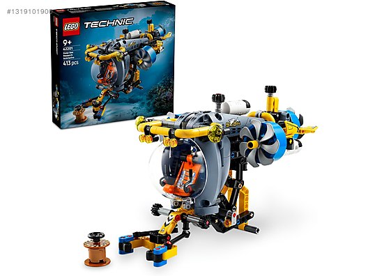 LEGO Technic Derin Deniz Araştırma Denizaltısı + Geppetoys Truck