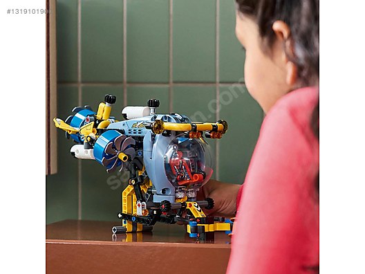 LEGO Technic Derin Deniz Araştırma Denizaltısı + Geppetoys Truck