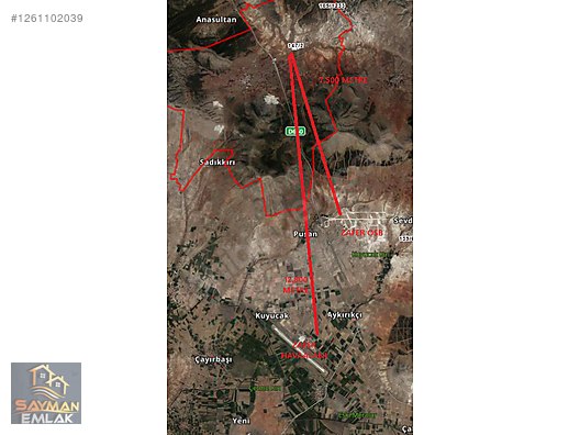 SAYMAN'DAN ZAFER OSB'YE YAKIN DOĞALAR'DA SATILIK TARLALAR #1261102039