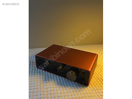 Focusrite Scarlett Solo 3rd Gen USB Ses Kartı on sahibinden.com