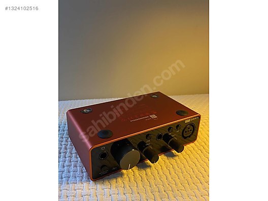 Focusrite Scarlett Solo 3rd Gen USB Ses Kartı on sahibinden.com