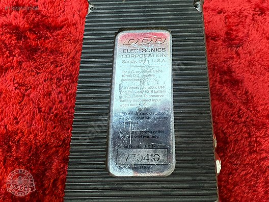 DOD Wah-Volume FX-17 - Efekt Pedalı ve Diğer Enstrüman Yan