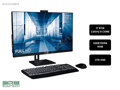 Turbox / İ7 9700 | 16GB Ram | 1Tb SSD | 27' Ips Fhd All İn One