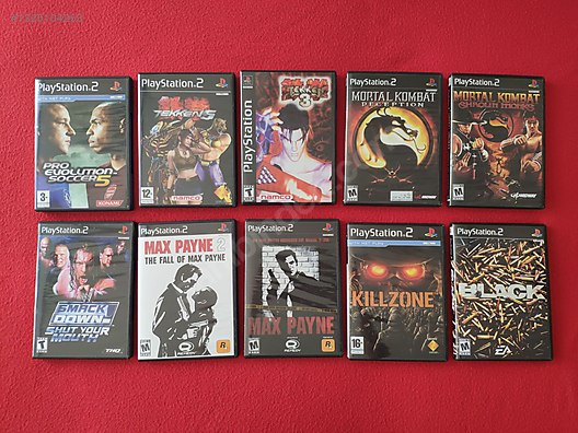 PS2 OYUNLAR ÇİPLİ CİHAZLAR İÇİNDİR 10 lu SET on sahibinden.com