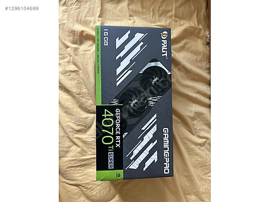 Palit RTX 4070 Ti SUPER Gaming Pro sahibinden.comda - 1296104699