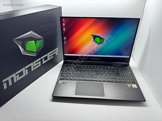 MONSTER TULPAR İ7 NESİL 16 GB RAM 512 M2SSD RTX 2060 İlan ve