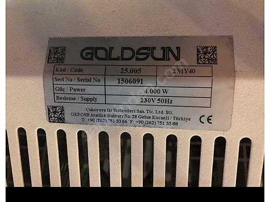 Goldsun İnfrared - Açık Alan Isıtma Ürünleri