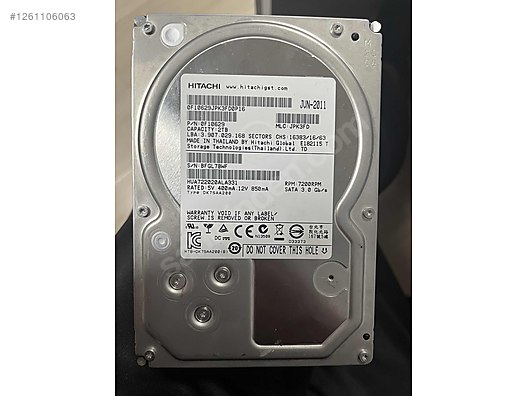 İkinci El ve Sıfır Alışveriş / Bilgisayar / Masaüstü / Donanım / Harddisk (Dahili)