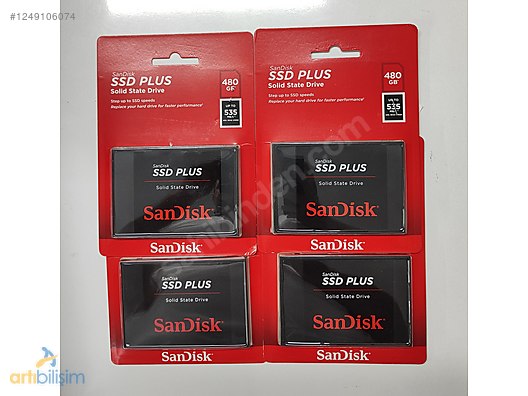 Sandisk 480Gb Ssd Plus 530Mb-445Mb-S SSD SDSSDA-480G-G26 Sata at