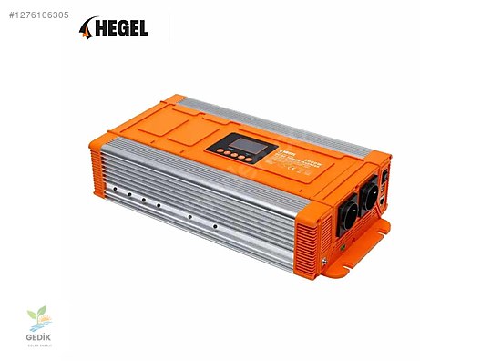 Güneş Enerjisi Sistemi - 3000W 12V EKRANLI TAM SİNÜS İNVERTER
