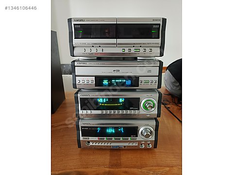 AİWA JAPAN DECK M.SETİ ORJ.HOPARLÖRLÜ + PİONEER DVD HEDİYELİ