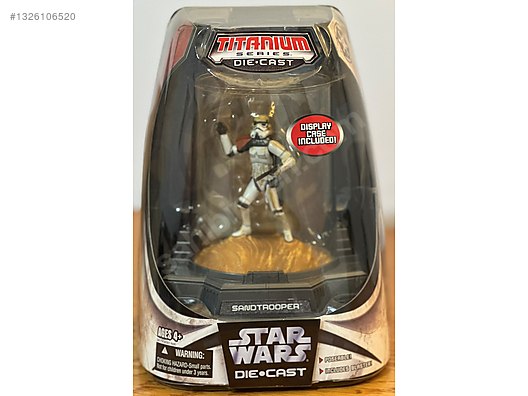Star Wars Titanium Series Die-Cast Sandtrooper Display Case ile