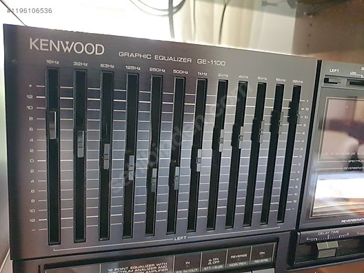 Égaliseur numérique graphique stéréo Kenwood GE-1100 **non testé** s