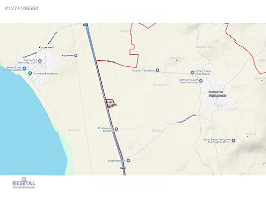 BANDIRMA SUSURLUK ANAYOLUNA 170 METRE CEPHELİ SATILIK ARAZİ