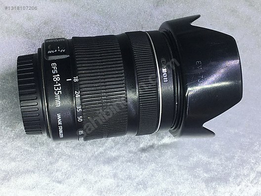 Lensler / Canon EF-S 18-135mm f/3.5-5.6 IS STM Lens sahibinden