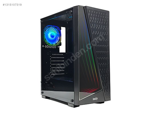 İzoly Shadow 1xARGB Fanlı Temperli Cam ATX Bilgisayar Kasası BOŞ