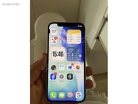 Apple / iPhone 12 / Sahibinden temiz iPhone 12 128 gb beyaz on