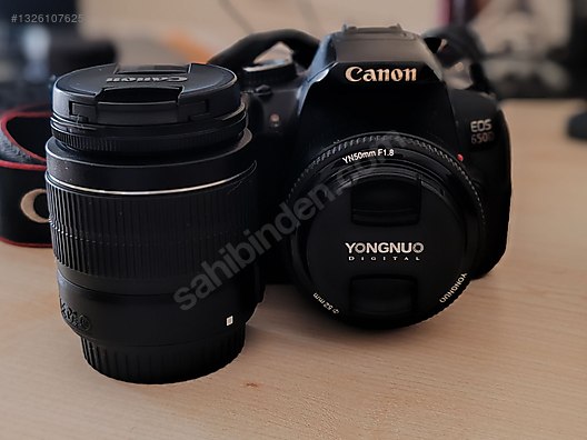 値下げ Canon 650d 本体 DSLR / Canon / EOS 650D (Rebel T4i) / Canon 650D 1 lensle beraber