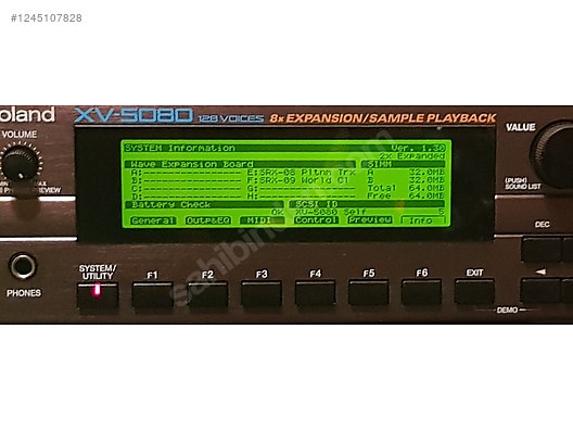 Roland XV-5080+Bass&Drums Expansion Module XV5080 - Synthesizer ve