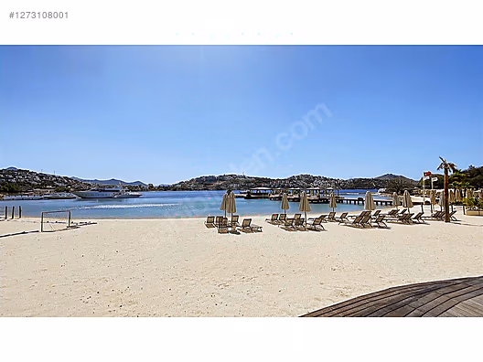 YALIKAVAK Full deniz Manzaralı Denize sıfır Kum plajlı Site #1273108001