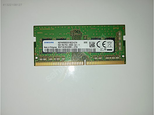 SAMSUNG DDR4 2666 8GB×2 計 16GB Samsung 16GB (2x8GB) DDR4 2666MHz CL19 Notebook RAM Dual Kit on