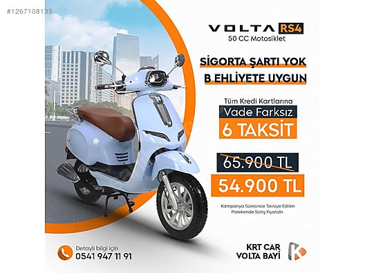 Volta revolt rs4 50 cc kampanyalı fiyat #1267108133