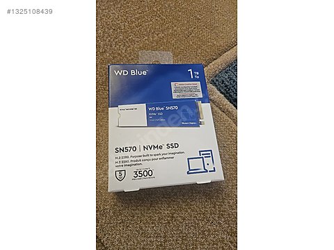 WD Blue SN570 NVMe SSD, 1 TB sahibinden.comda - 1325108439