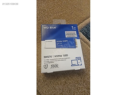 WD Blue SN570 NVMe SSD, 1 TB sahibinden.comda - 1325108439