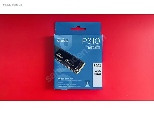 CRUCIAL P310 500GB Gen4 NVMe M.2 SSD | 6600 MB/s UÇAK HIZINDA