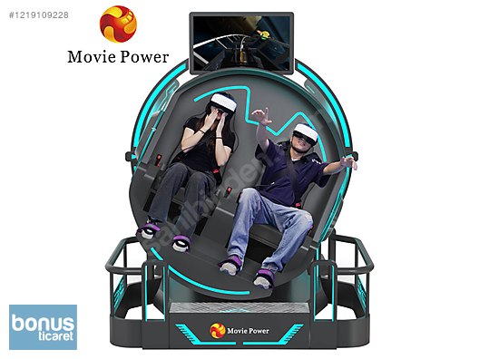 Simulators Movie Power 9D VR 360 Hız Treni Simülatörü at