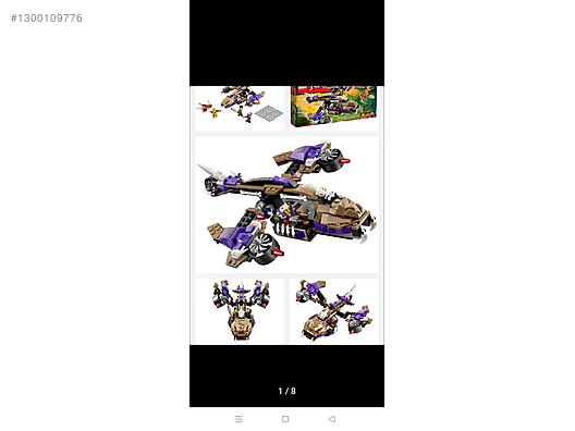 condrai copter attack 70746 lego ninjago on sahibinden.com