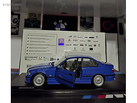 激レア！！ E36 320d 1:18 ミニカー Solido Diecast Model 1:18 BMW Araba - 1323109805
