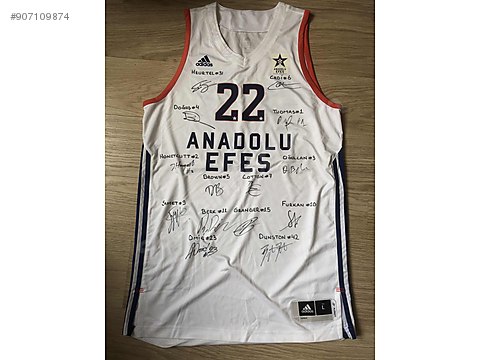 Anadolu Efes Imzali Forma Koleksiyonluk Imzali Urunler Sahibinden Com Da 907109874