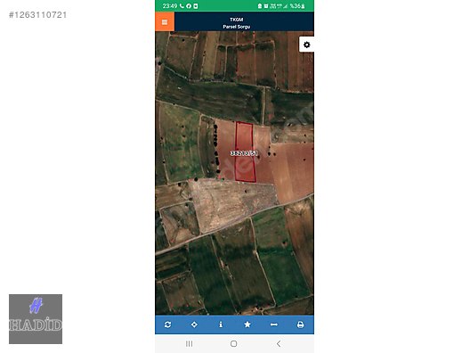 HADİD EMLAK TAN BAYATTA 6 BIN 37 M2 SATILIK TARLA #1263110721